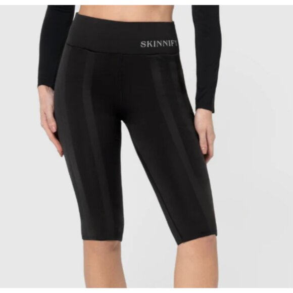 Skinnify Black Capri Built-in Resistance Bands XL High Waist Workout & Yoga pant - Picture 9 of 12